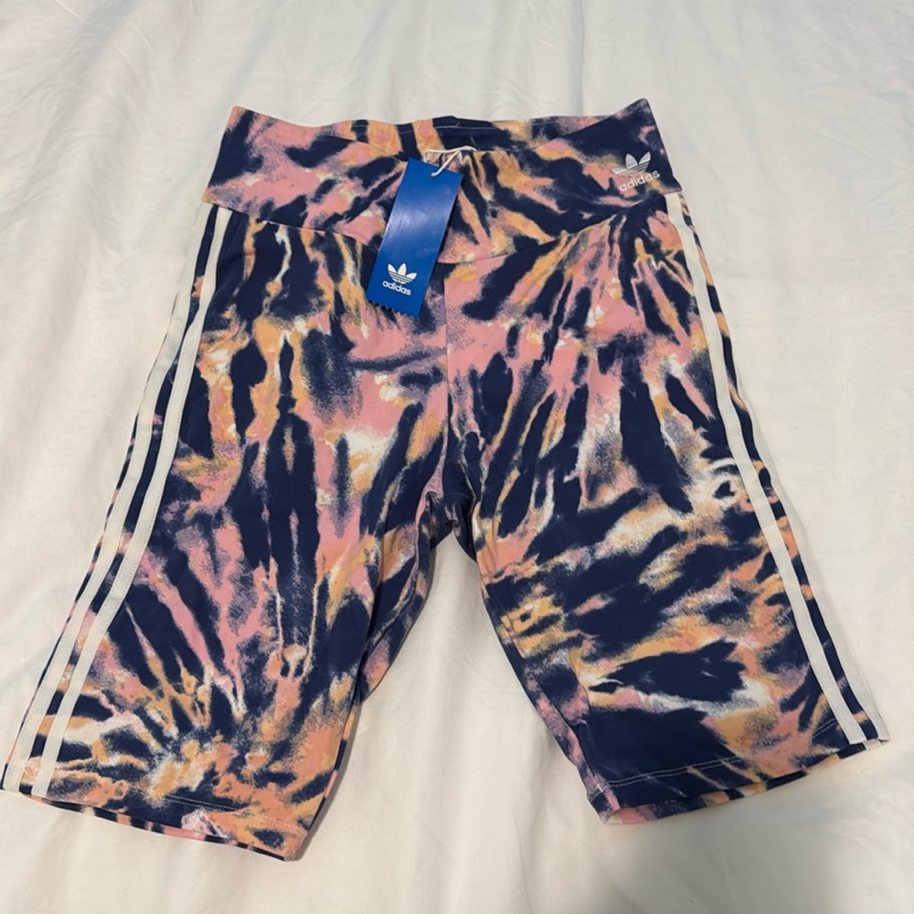 Adidas shorts tie-dye size medium